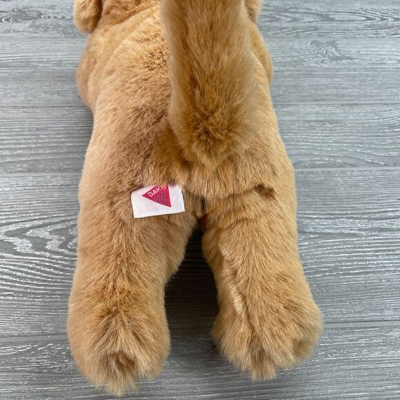 Vintage 1991 Dakin Dog Hand Puppet 17in Plush Golden Retriever Yellow Labrador - Picture 9 of 12